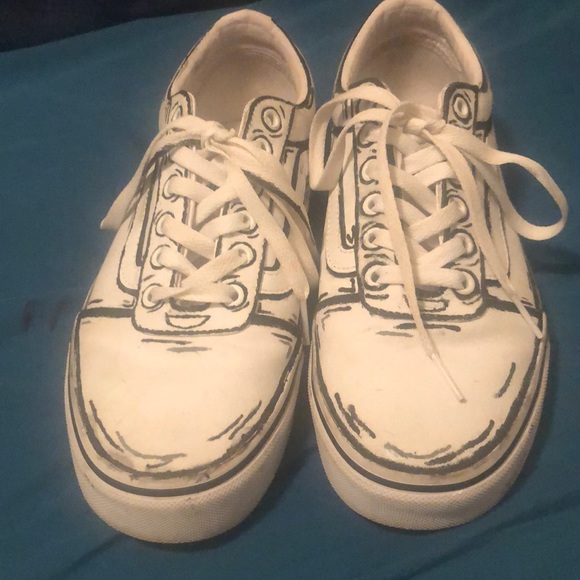 custom cartoon vans